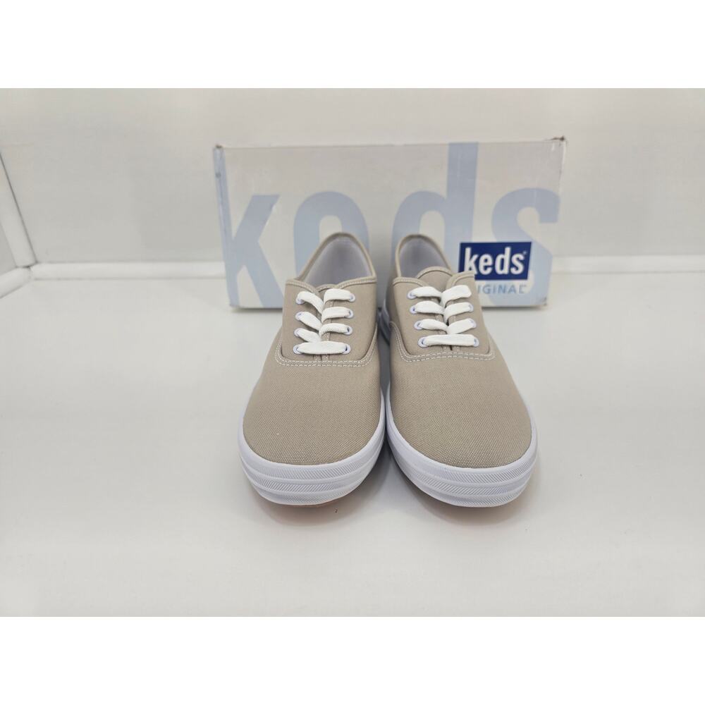 Keds Original Champion 2K Canvas Lace Up Shoes Stone Beige Color US W 9S EU 40